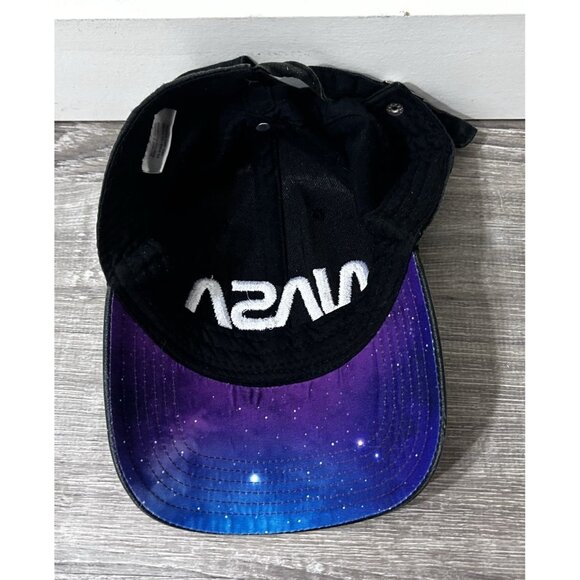 NASA Baseball Cap Hat Adult Adjustable Size Sportwear Black - Picture 3 of 7